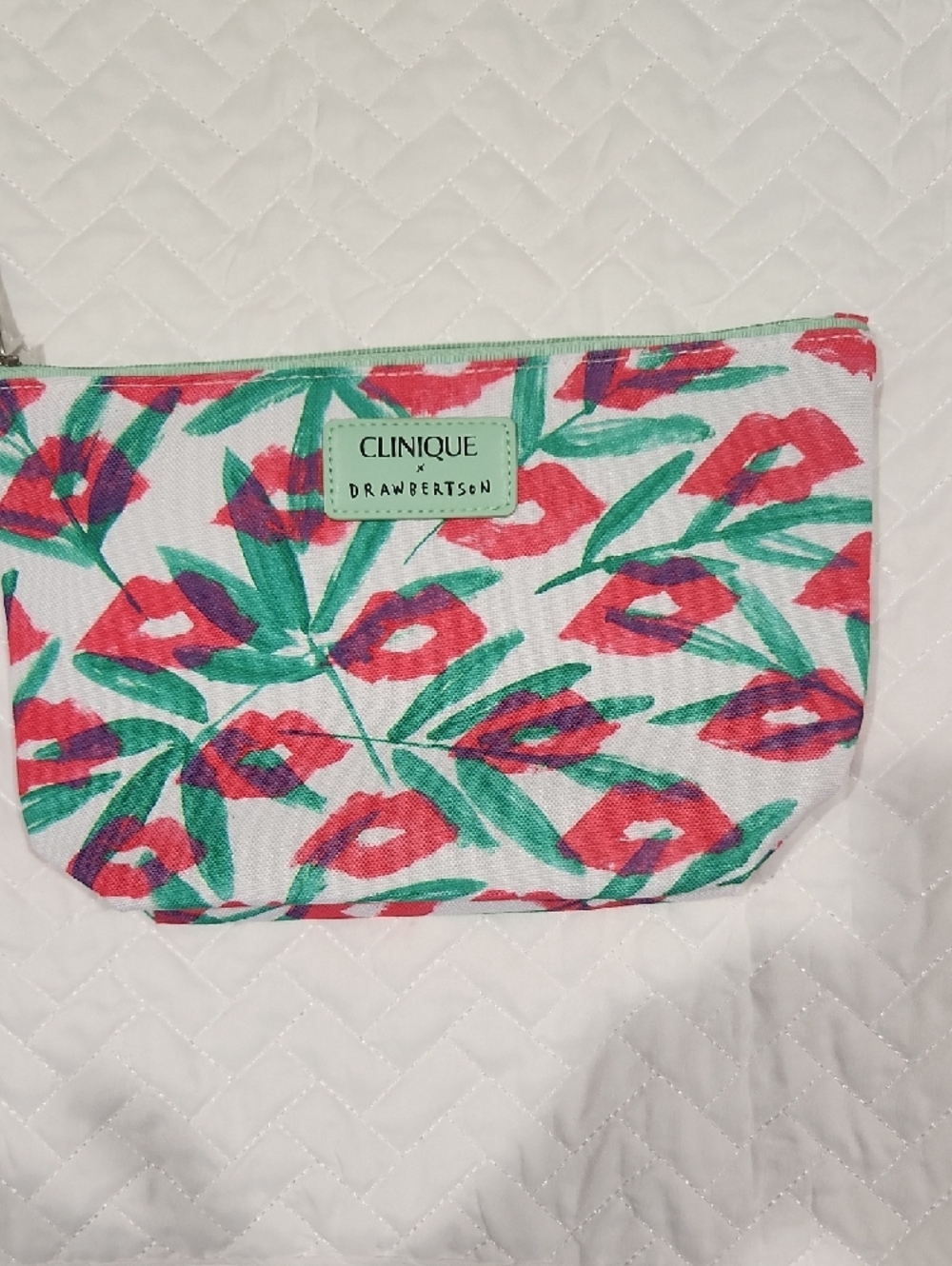 Clinique Cosmetic Pouch Set - Colorful Patterned Makeup Bags (Lot Of 7) NEW - Picture 9 of 9
